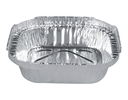 Shallow Square Dessert Tray | Non-perforated Foil