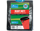 Heavy Duty Garbage Bags 72-80L Black