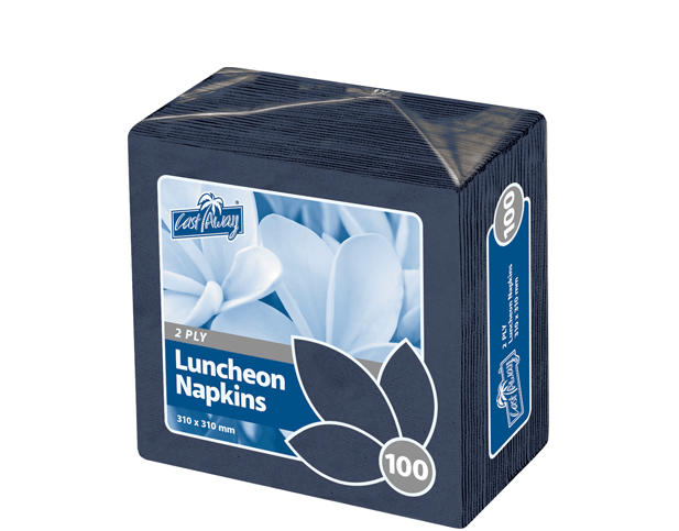 2-Ply Quarter Fold Luncheon Napkin | Dark blue