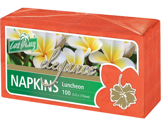 Quarter Fold Elegance® Luncheon Napkins | Red