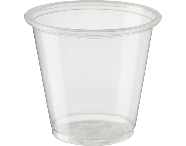Portion Control Cup PP Round Tall 105ml / 3.5oz Clear