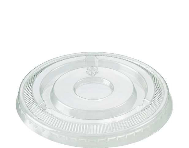 4oz Flat P.E.T Lid | Clear