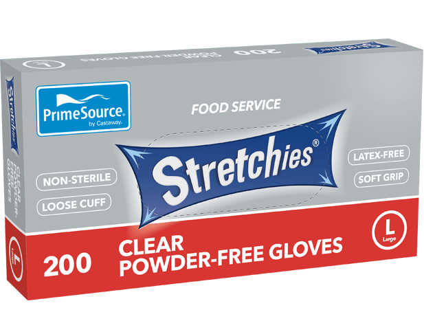 Large Stretchies® Gloves | Clear