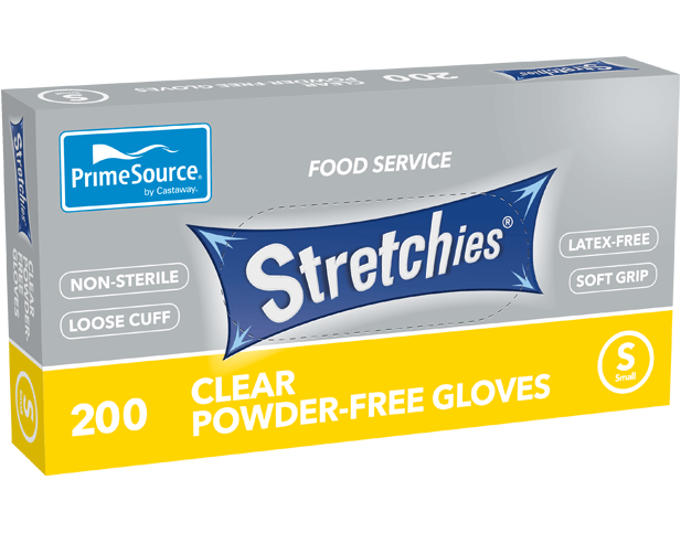 Small Stretchies® Gloves | Clear