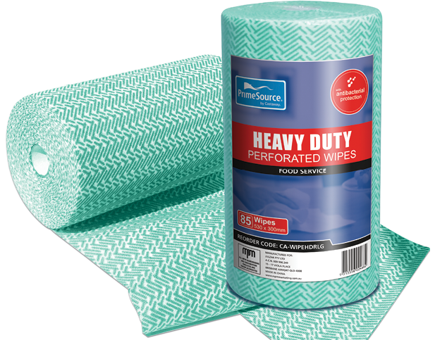Heavy Duty Foodservice Wipes | Green