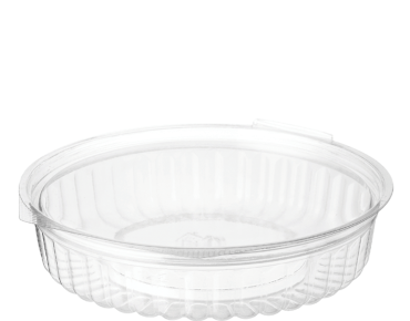 [CA-6620FL] Clearview® PET Food Bowls with Flat Lid 568ml / 20oz