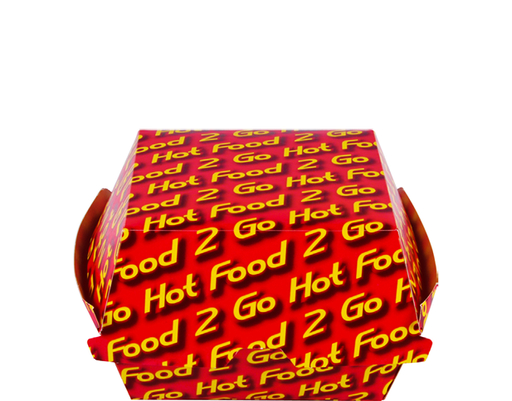 [CA-BC061] Hot Food 2 Go Burger Clams 105x102x83mm
