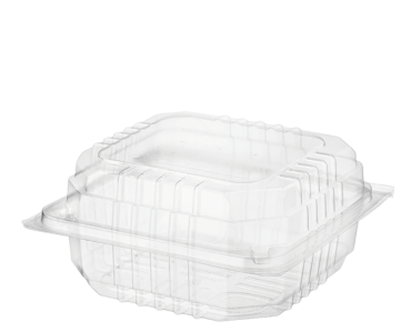 [CA-CVP047] Large Burger Pack Clearview® Container with Hinged Lid | Clear