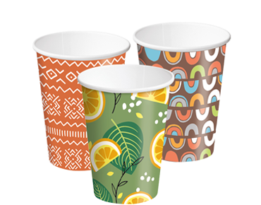 [CA-SW12-CR] 12oz (86mm Ø) Single Wall Coffee Cup | Creative