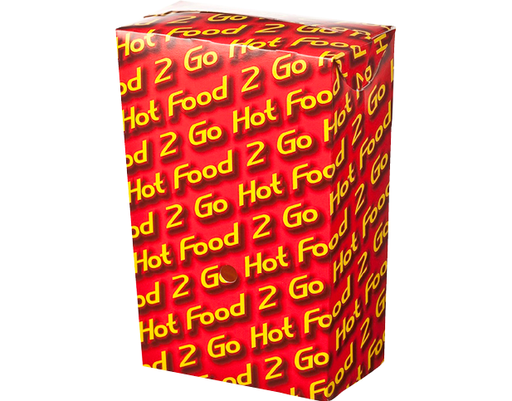 [CA-CBLX-HF2G] Large Chip Box | Hot Food 2 Go