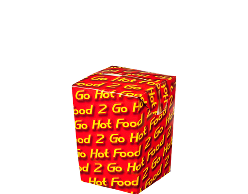 [CA-CBX-HF2G] Hot Food 2 Go Small Chip Box 75x75x100mm