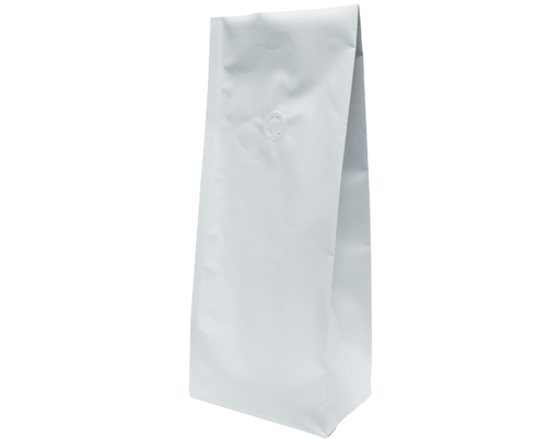 [CA-CBSG1KG-WHT] 1kg Side Gusset Coffee Bag | Matte white