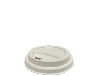 [CA-BGLID68] Sugarcane lid to fit 6 & 8 oz cups | 80 mm Ø