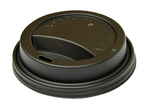 [CA-HCSLID12B] Classic Snap-On Lid to suit 12-16oz (90mm Ø) | Black
