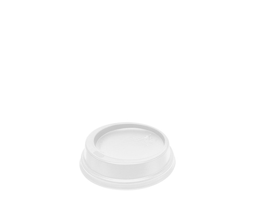 [CA-HCSLID6] Classic Snap-On Lid to suit 6-8oz cups (80mm Ø) | White