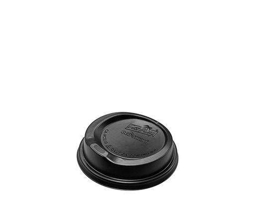 [CA-HCSLIDB] Combo Lid to suit 8, 12 & 16 oz cups (86mm Ø) | Black