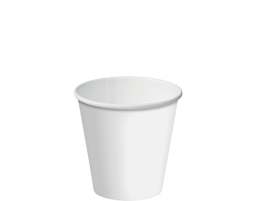 [CA-SW6-WHT] 6oz (80mm Ø) Single Wall Coffee Cup | White