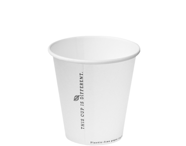 [CA-SW6D-WHT] Classic Single Wall Aqueous Coated Coffee Cup 6oz 80mmØ White