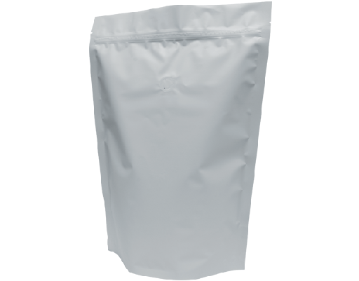 [CA-CBSU1KG-WHT] 1kg Stand-Up Coffee Pouch | White