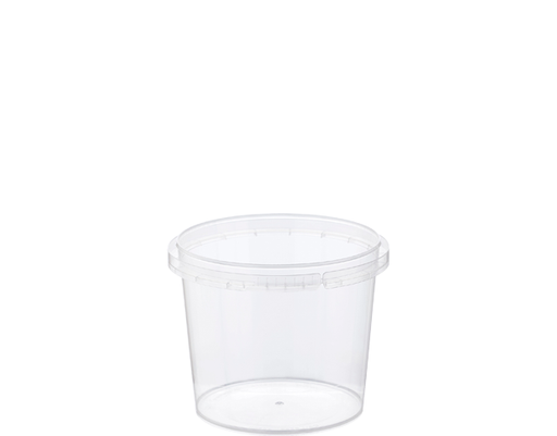 [CA-LS265] 265ml Locksafe® Round Container | Clear