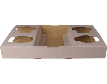 [CA-4CUP-TRAY] 4 Cup Carry Tray to suit 8 - 24 oz cups