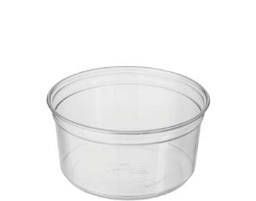 [CA-DELI12] 12oz Round P.E.T. Deli Container | Clear