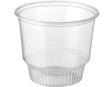 [CA-SUN12] 12oz P.E.T. Dessert Cup | Clear