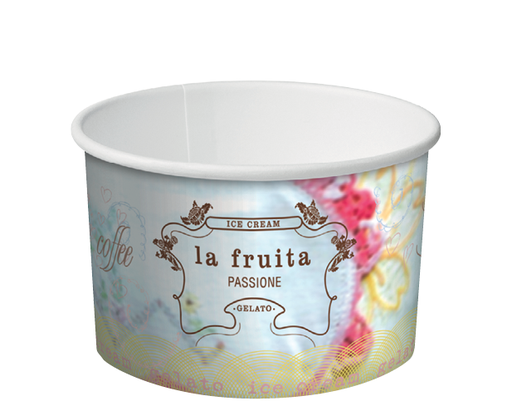 [CA-IC8] Dessert Cup Paper 8oz / 280ml "la fruita"
