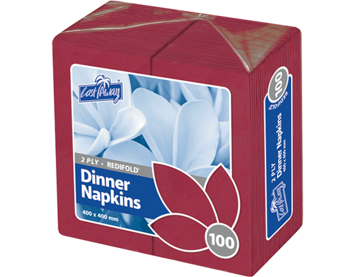 [CA-NAPD2PWRRF] 2-Ply RediFold® Dinner Napkin | Wine red