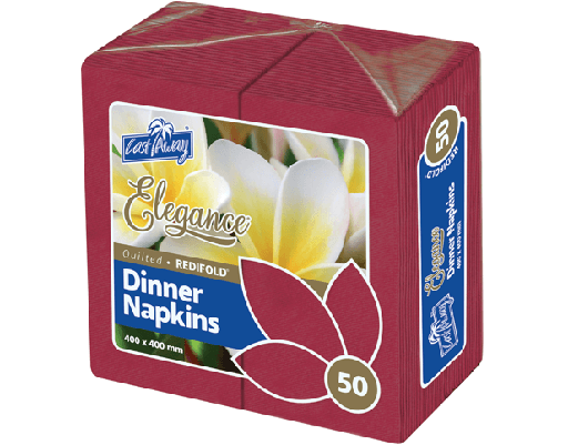 [CA-NAPEDWRRF] RediFold® Elegance® Dinner Napkins | Wine red