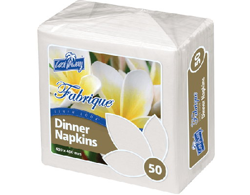 [CA-NAPFAB] Fabrique® Linenlook® Quarter Fold | White