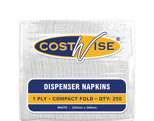 [HL-NAPDIS1PWCF] Costwise® Dispenser Compact Fold Napkin | White