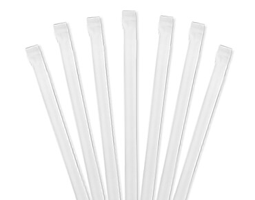 [CA-PSFLEXW-WHT] Paper Flexi Straw - Individually wrapped | White