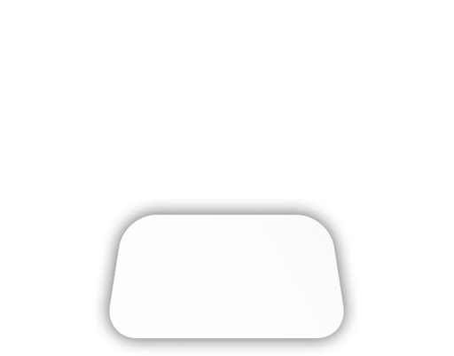 [CA-LI320/325] P.E.T. Lined Foil Container Lid to Suit RFC320&325 | White
