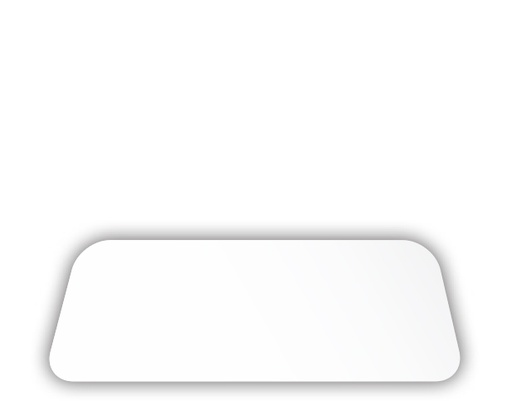 [CA-LI442] P.E.T. Lined Foil Container Lid to Suit RFC442 | White