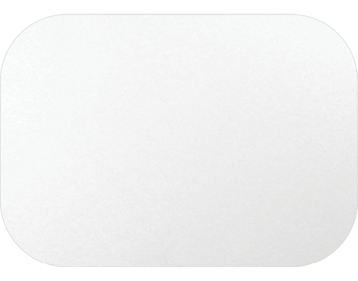 [CA-LI442] P.E.T. Lined Foil Container Lid to Suit RFC442 | White
