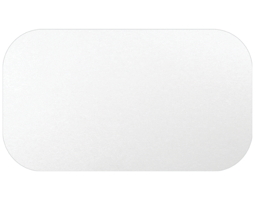 [CA-LI445/446] P.E.T. Lined Foil Container Lid to Suit RFC445&446 | White