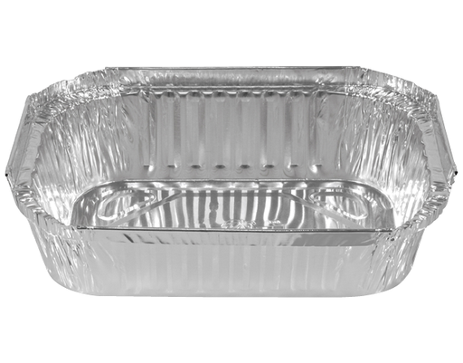 [CA-RFC445] Medium Shallow Rectangular Tray | Non-perforated Foil