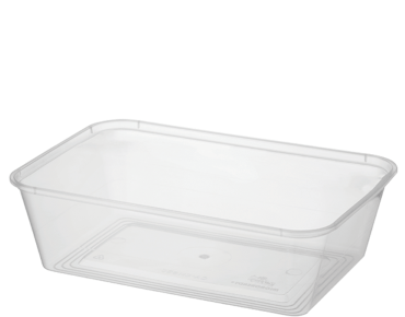 [CA-CM650] 650ml MicroReady® Rectangular Container | Clear