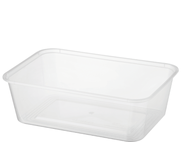 [CA-CM750] 750ml MicroReady® Rectangular Container | Clear