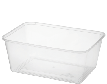 [CA-CM1000] 1000ml MicroReady® Rectangular Container | Clear