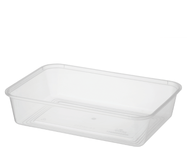 [CA-CM500] 500ml MicroReady® Rectangular Container | Clear