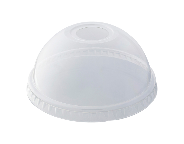 [CA-LIDDM2] Dome Lid with Straw Hole to suit 12oz & 15oz cups | Clear