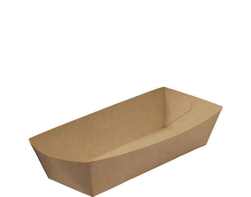 [CA-HDT-BRN] Hot Dog RediServe® Food Tray | Brown kraft