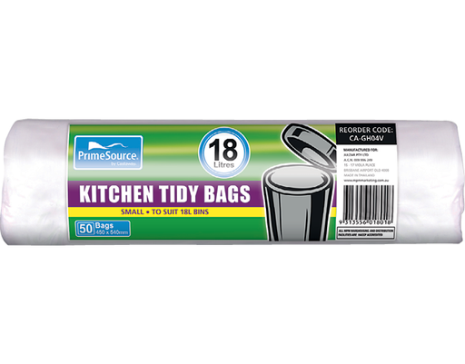 [CA-GH04V] Kitchen Tidy Bags Small 18L White