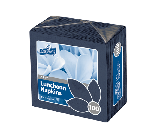 [CA-NAPL2PDB] 2-Ply Quarter Fold Luncheon Napkin | Dark blue