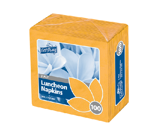 [CA-NAPL2PG] 2-Ply Quarter Fold Luncheon Napkin | Gold