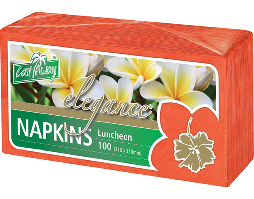 [CA-NAPELR] Quarter Fold Elegance® Luncheon Napkins | Red