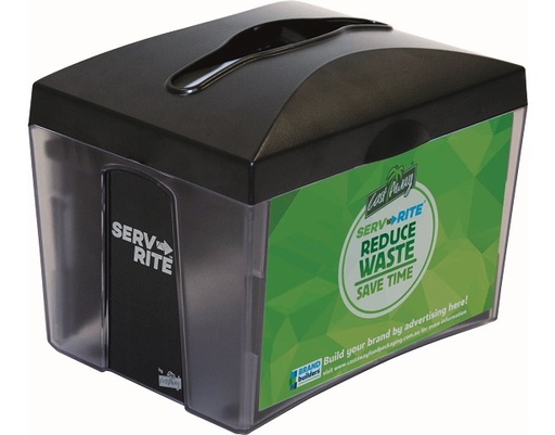 [DISP-SR1] Serv-Rite® Regular Napkin Dispenser | Black