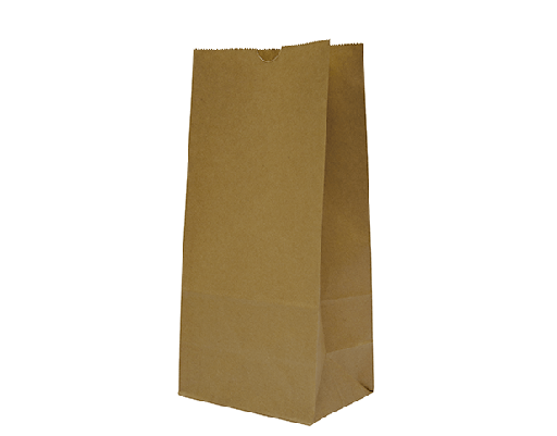 [CA-SOSB-12] #12 SOS Paper Bags 340x178+110mm Brown Kraft